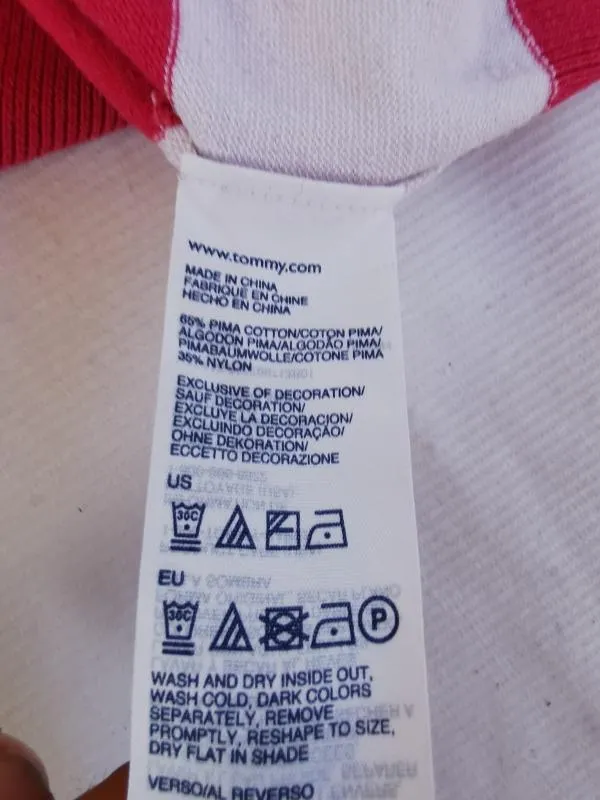 Pulover cu anchior Tommy Hilfiger M | Roșu, Normal, Mulat Cambrat fit, Logo, Bumbac - Image 8