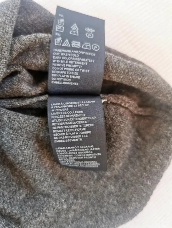 Pulover cu anchior Tommy Hilfiger M | Gri, Normal, Regular fit, Logo, Lână - Image 7