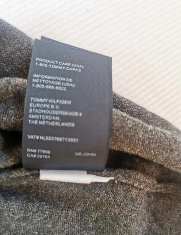 Pulover cu anchior Tommy Hilfiger M | Gri, Normal, Regular fit, Logo, Lână - Image 8