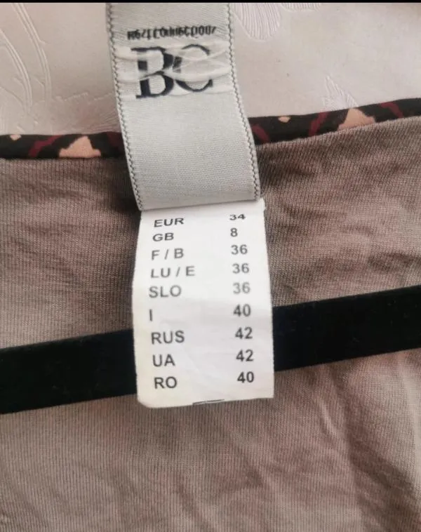Cămașă B.C. Best Connections EU 34 | Maro, Normal, Mânecă lungă, Relaxed   Lejer fit, Carouri - Image 5