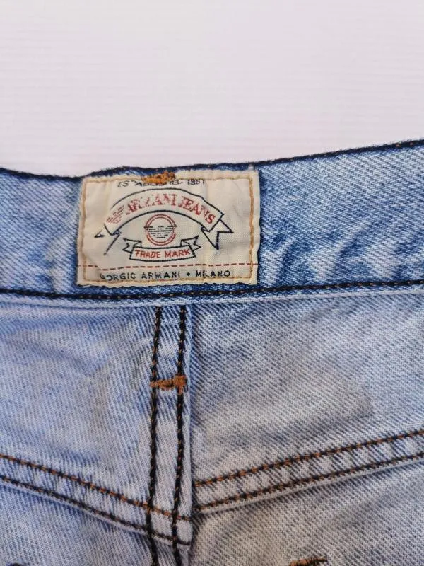 Blugi Armani Jeans M | Albastru, Lungi, Straight (Drepți) fit, Clasici   Simpli - Image 3