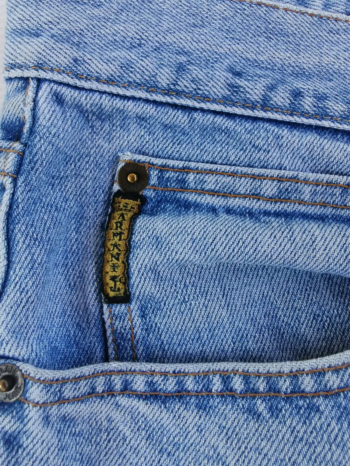Blugi Armani Jeans M | Albastru, Lungi, Straight (Drepți) fit, Clasici   Simpli - Image 5