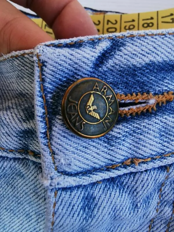 Blugi Armani Jeans M | Albastru, Lungi, Straight (Drepți) fit, Clasici   Simpli - Image 6