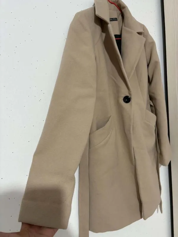 Palton Chic Diva S | Crem - Image 2