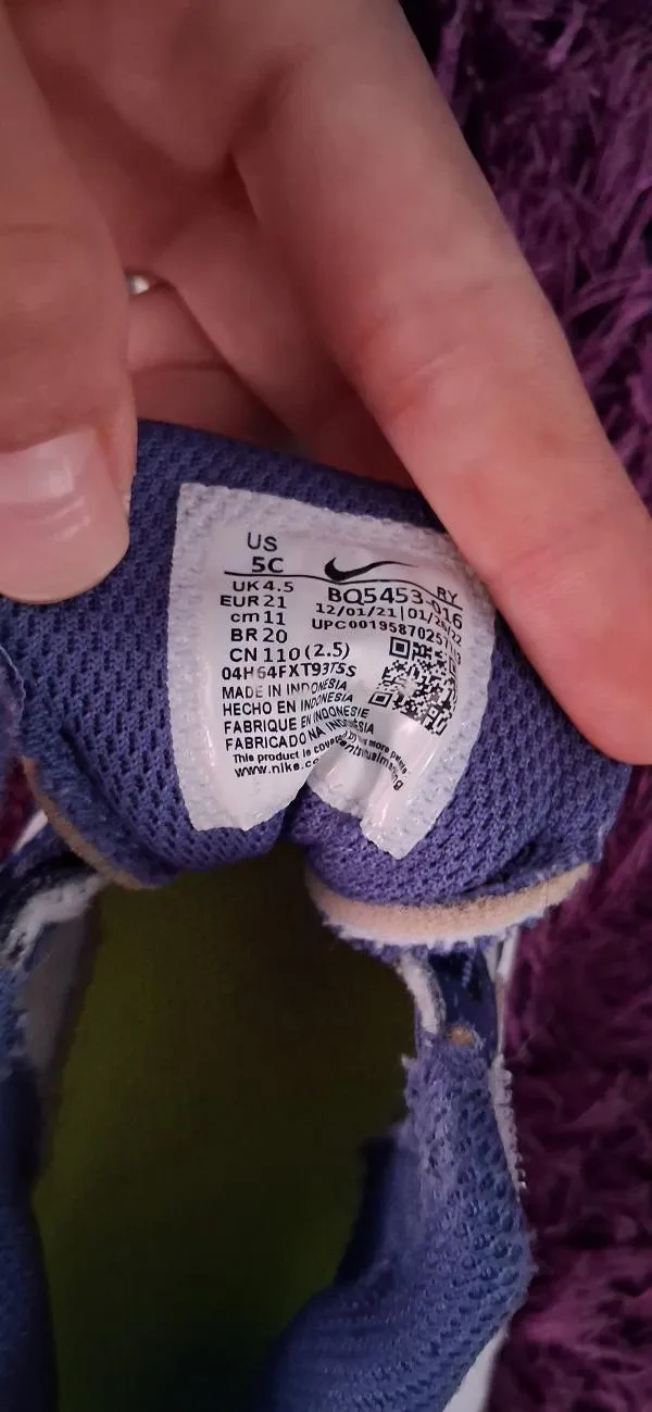Sneakers Mid velcro Nike Băieți 21 | Albastru - Image 7