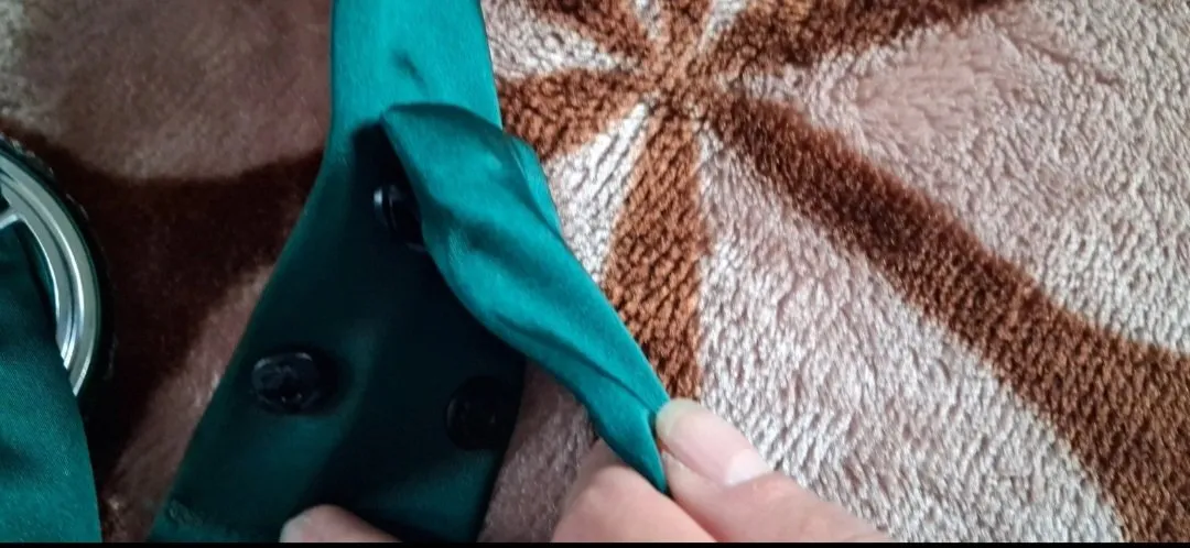 Rochie de ocazie Cristina EU 38 | Verde, Maxi, Cu umerii goi, Paiete - Image 8