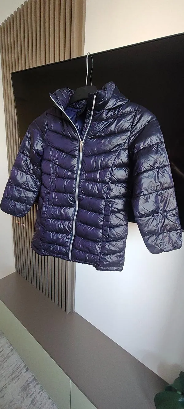 Geacă puffer Next Fete 6 ani (111-116 cm) | Bleumarin, Monocrom, Poliester - Image 6