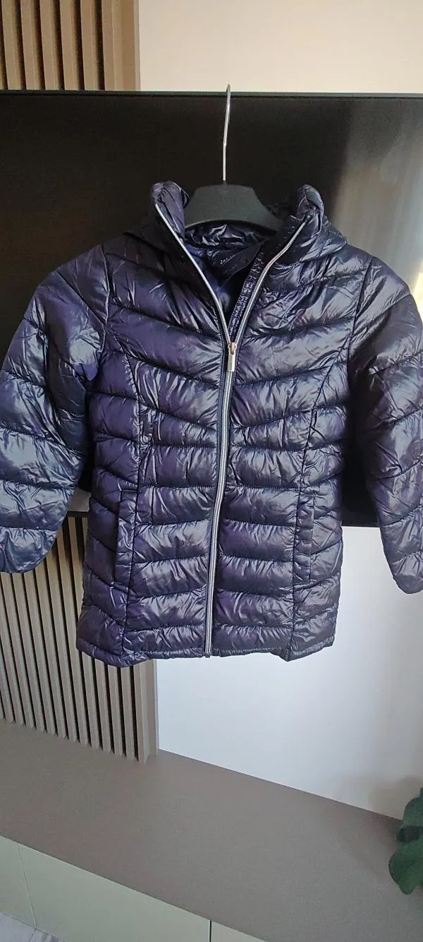 Geacă puffer Next Fete 6 ani (111-116 cm) | Bleumarin, Monocrom, Poliester - Image 2