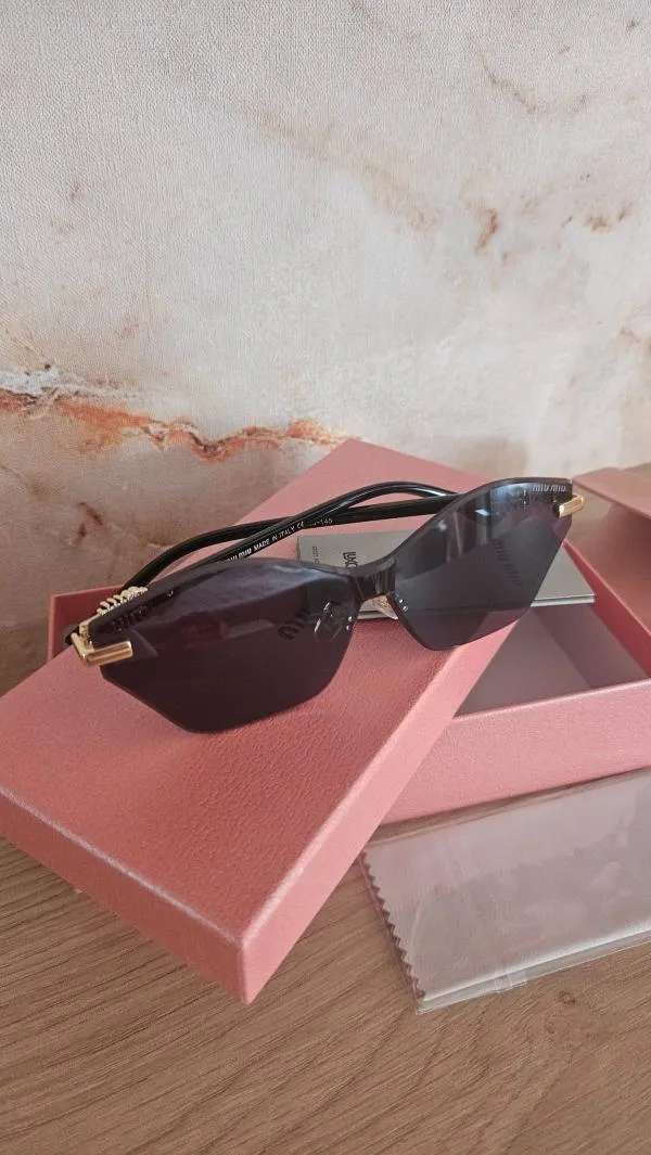 Ochelari de soare Miu Miu | Negru - Image 5