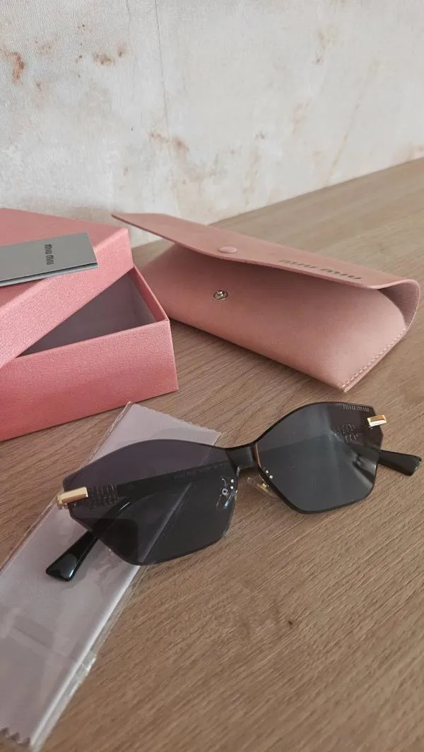 Ochelari de soare Miu Miu | Negru - Image 6
