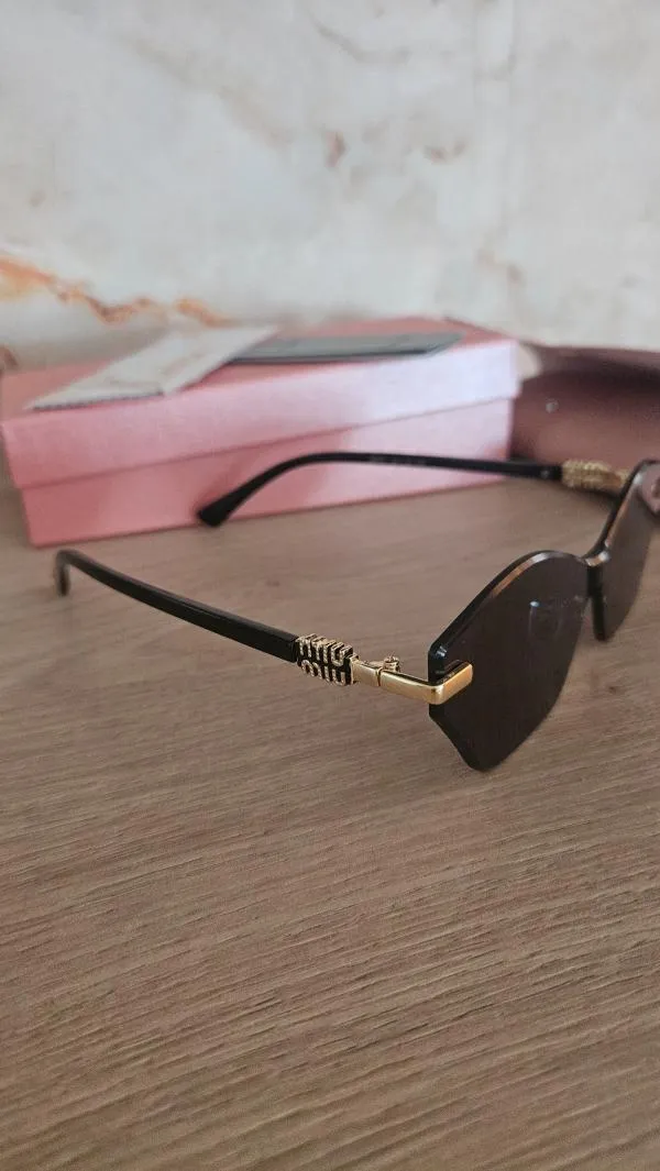 Ochelari de soare Miu Miu | Negru - Image 9