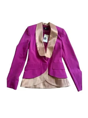 Sacou TGH Fashion S | Fuchsia, Normal, Mulat   Cambrat fit, Monocrom, Poliester