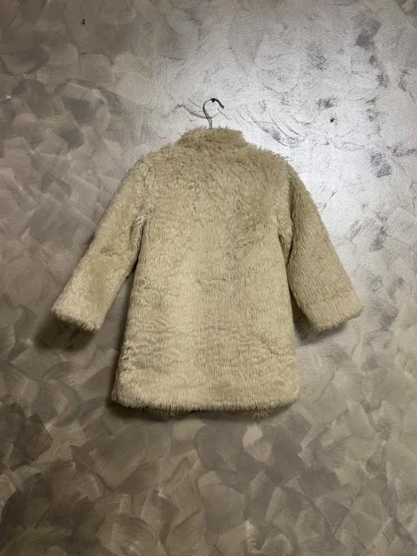 Palton Tommy Hilfiger Fete 5 ani (105-110 cm) | Bej, Blană artificială - Image 3