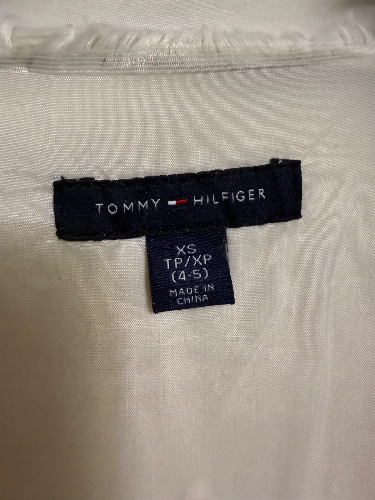 Palton Tommy Hilfiger Fete 5 ani (105-110 cm) | Bej, Blană artificială - Image 9