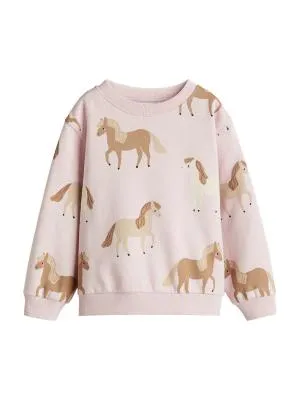 Pulover H&M Fete 8 ani (123-128 cm) | Roz, Bumbac