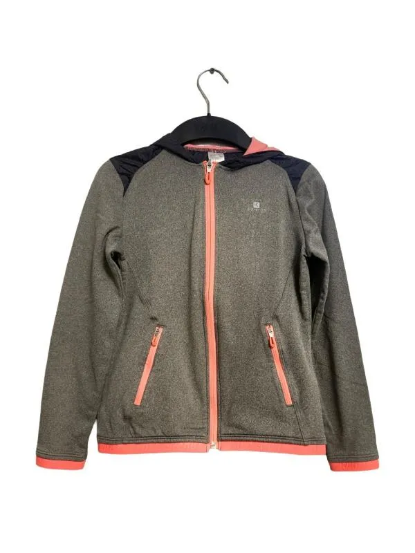 Hanorac Domyos Decathlon Fete 11 ani (141-146 cm) | Gri, Poliester