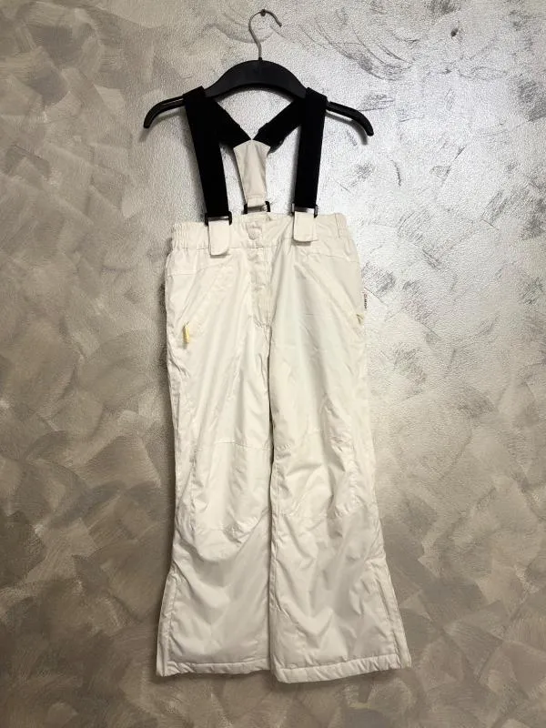 Pantaloni de ski Etirel Fete 6 ani (111-116 cm) | Alb, Poliester - Image 2