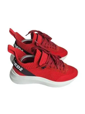 Sneakers Platformă Mid Slip-on DSQUARED2 EU 36.5 | Roșu