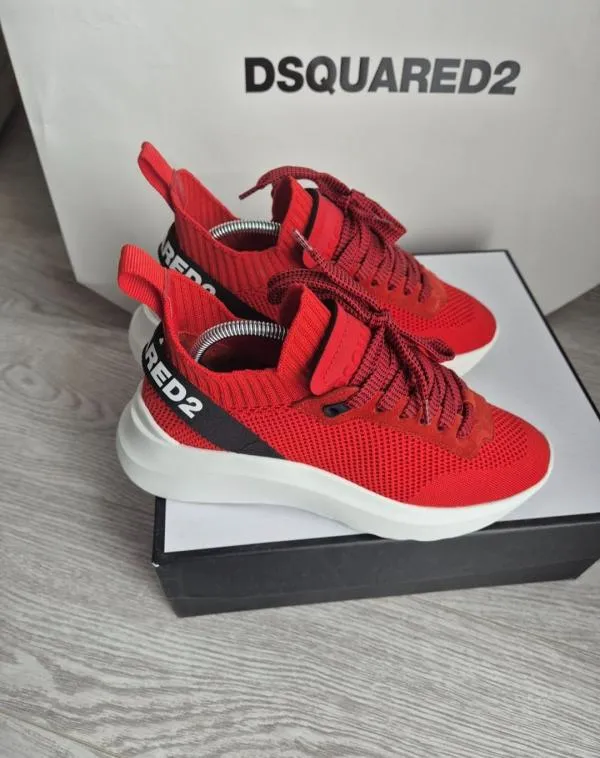 Sneakers Platformă Mid Slip-on DSQUARED2 EU 36.5 | Roșu - Image 5
