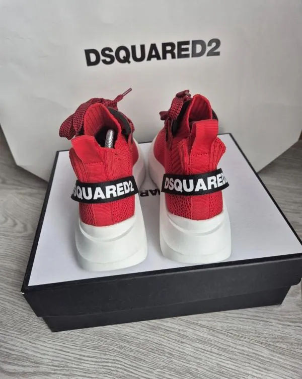 Sneakers Platformă Mid Slip-on DSQUARED2 EU 36.5 | Roșu - Image 3