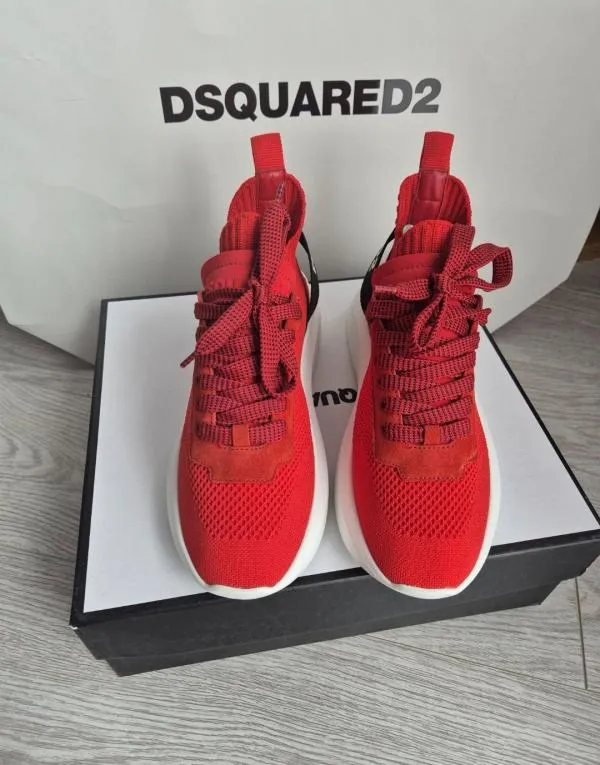 Sneakers Platformă Mid Slip-on DSQUARED2 EU 36.5 | Roșu - Image 4
