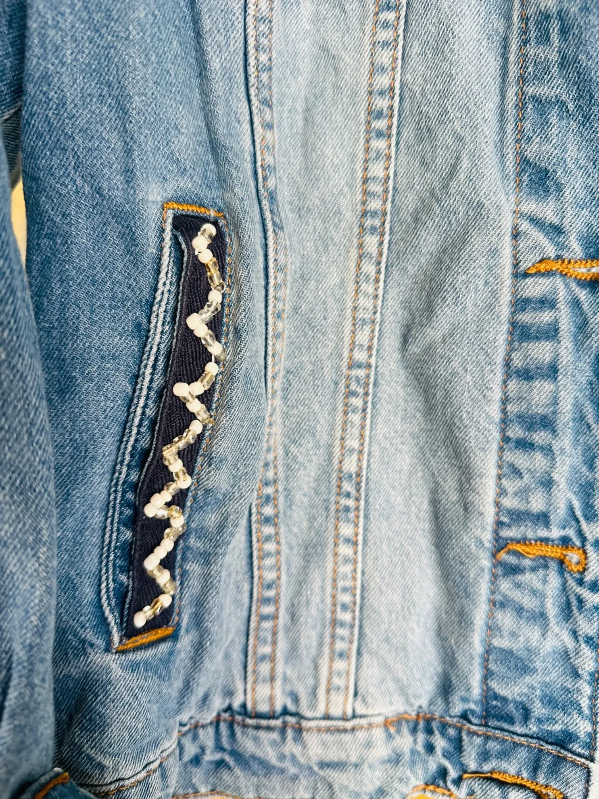 Geacă din denim Janina EU 40 | Albastru, Denim - Image 3