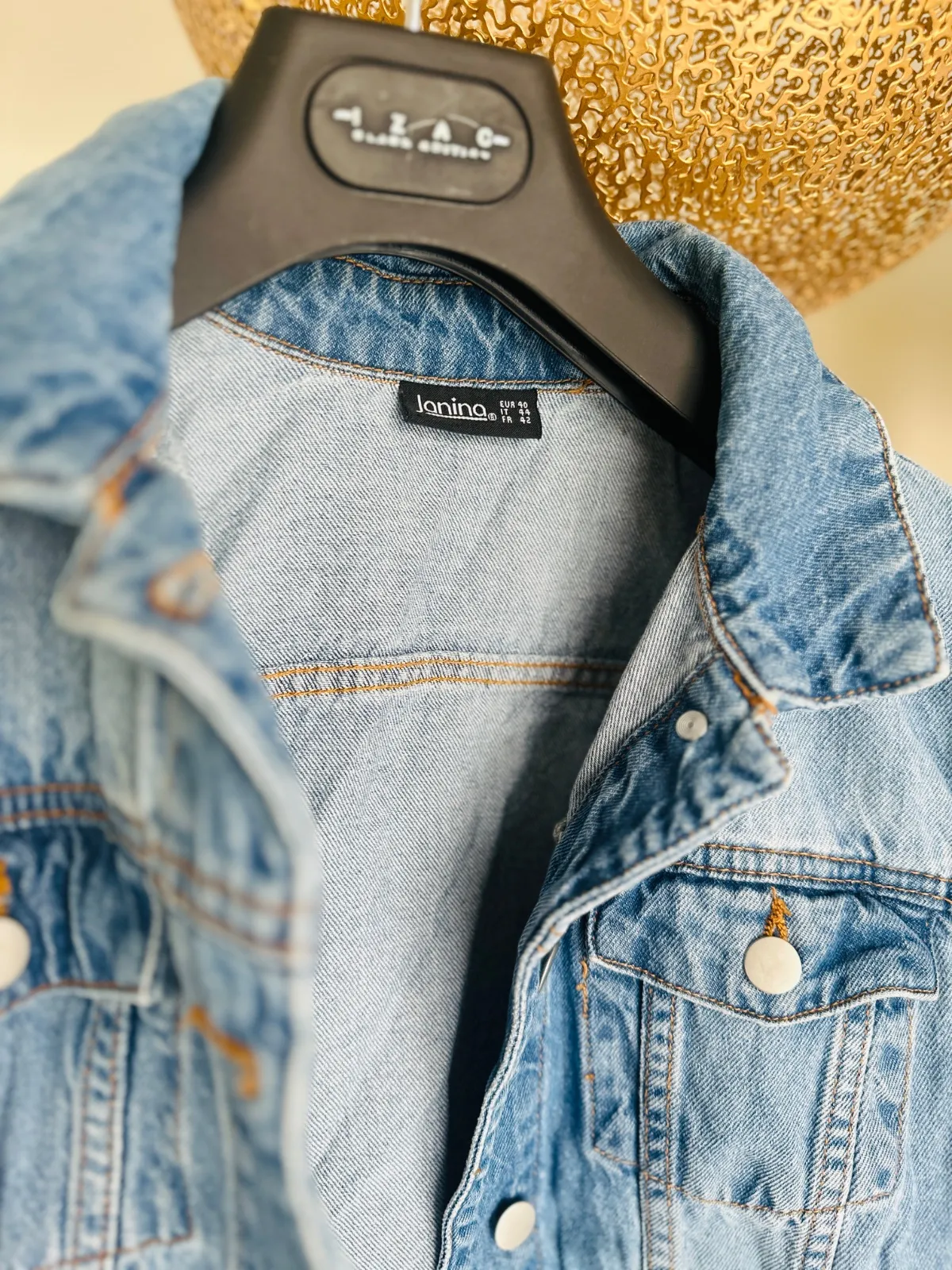 Geacă din denim Janina EU 40 | Albastru, Denim - Image 5