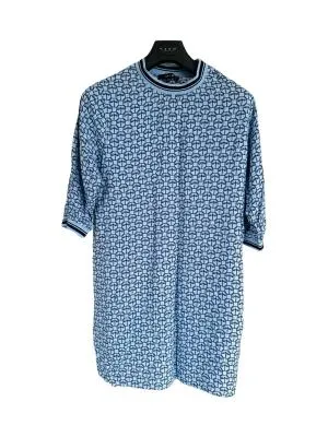 Rochie casual Amisu EU 42 | Albastru, Mini, Mânecă trei sferturi, Vâscoză