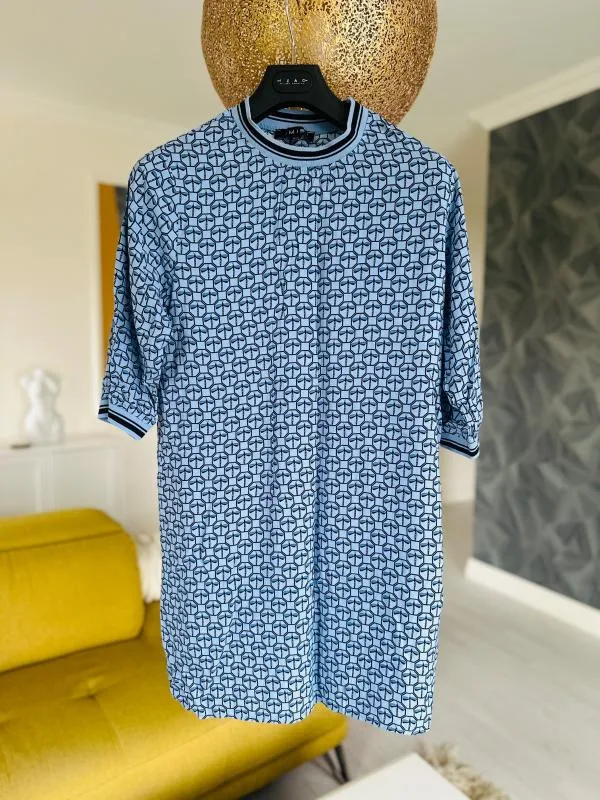Rochie casual Amisu EU 42 | Albastru, Mini, Mânecă trei sferturi, Vâscoză - Image 2