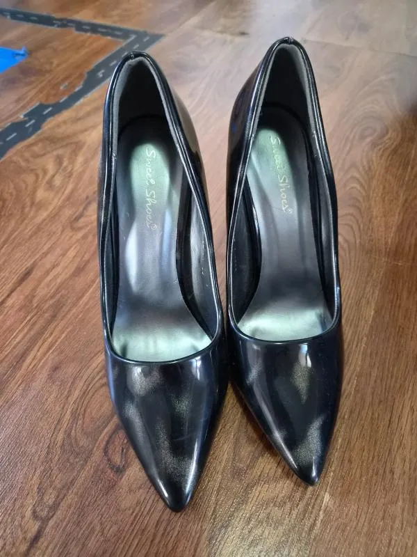 Pantofi cu toc mediu stiletto slip-on Sweet Shoes EU 36 | Negru - Image 5