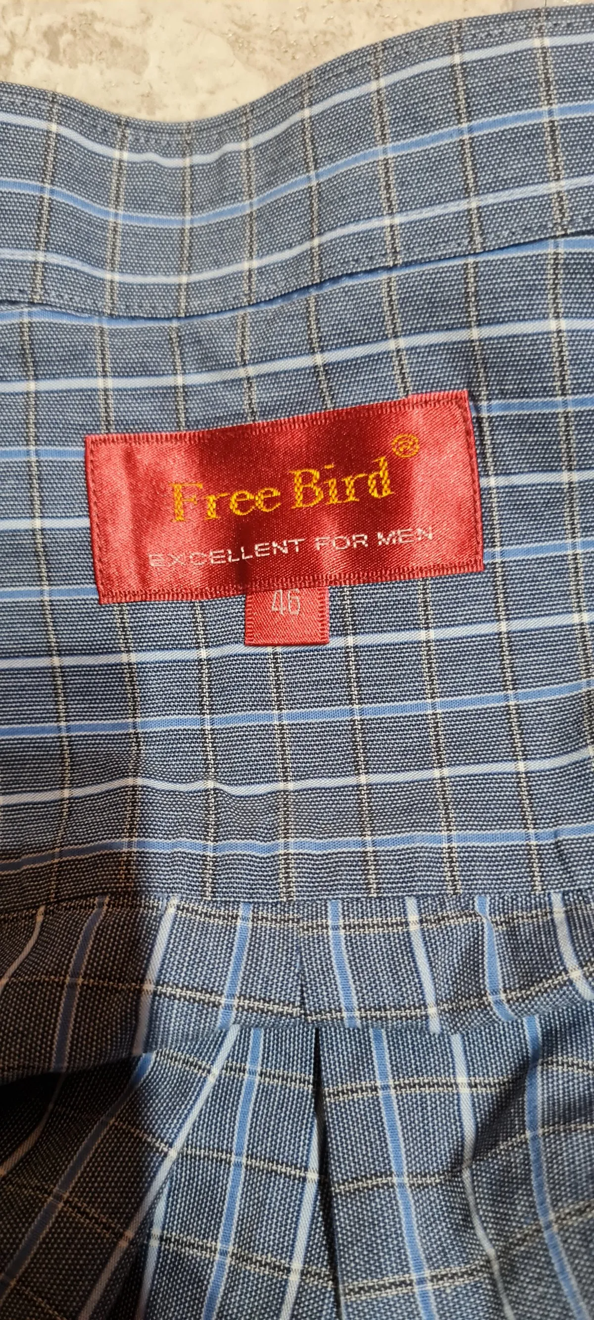 Cămașă cu dungi Free Bird EU 46 | Albastru - Image 2