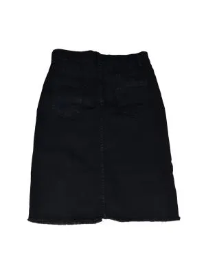 Fustă M | Negru, Midi, Talie înaltă, Creion (Pencil) fit