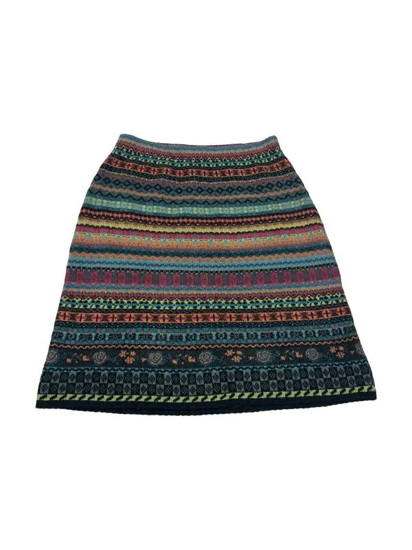 Fustă Dunque S | Multicolor, Mini, Talie medie, A-line fit, Petite, Carouri, Lână