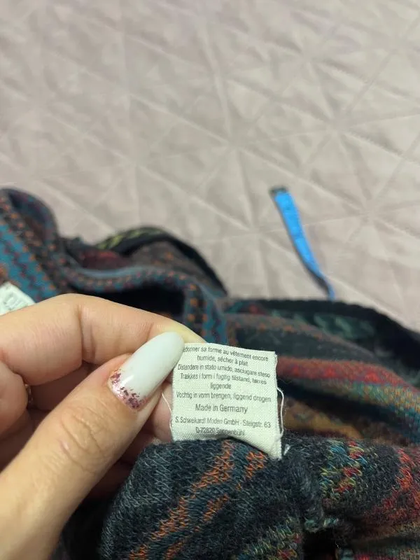 Fustă Dunque S | Multicolor, Mini, Talie medie, A-line fit, Petite, Carouri, Lână - Image 5