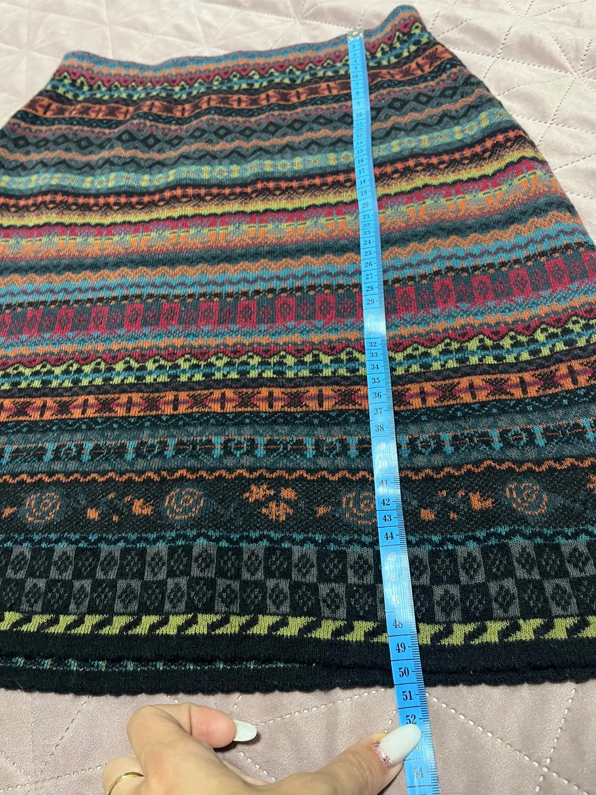 Fustă Dunque S | Multicolor, Mini, Talie medie, A-line fit, Petite, Carouri, Lână - Image 7