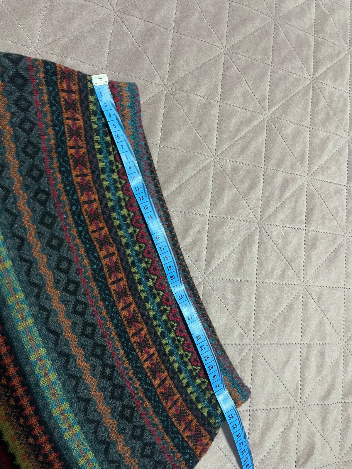 Fustă Dunque S | Multicolor, Mini, Talie medie, A-line fit, Petite, Carouri, Lână - Image 8