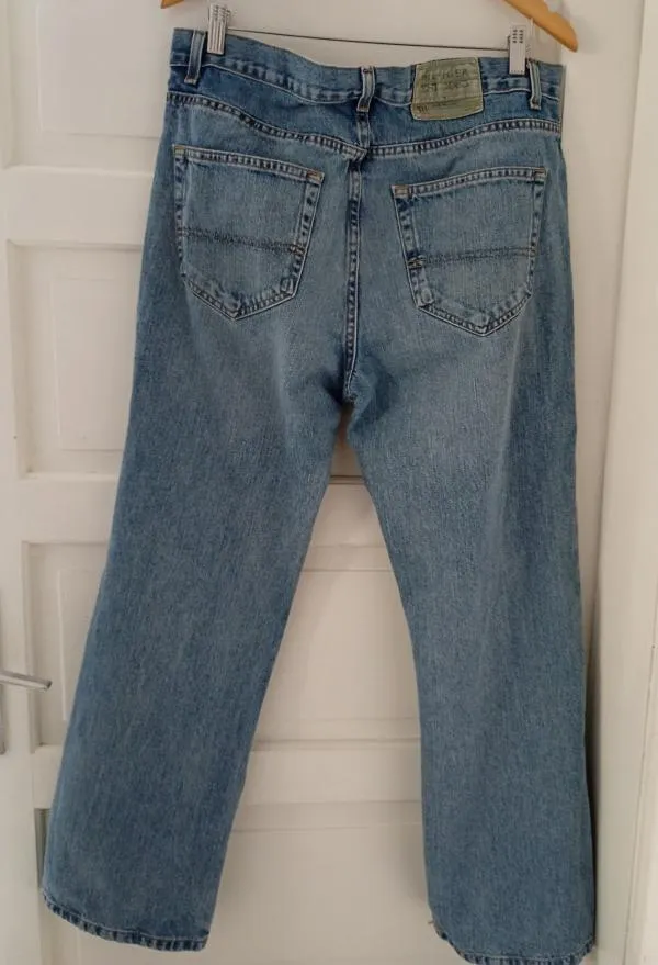 Blugi Tommy Hilfiger L | Bleu, Lungi, Straight (Drepți) fit, Monocrom, Clasici Simpli - Image 3