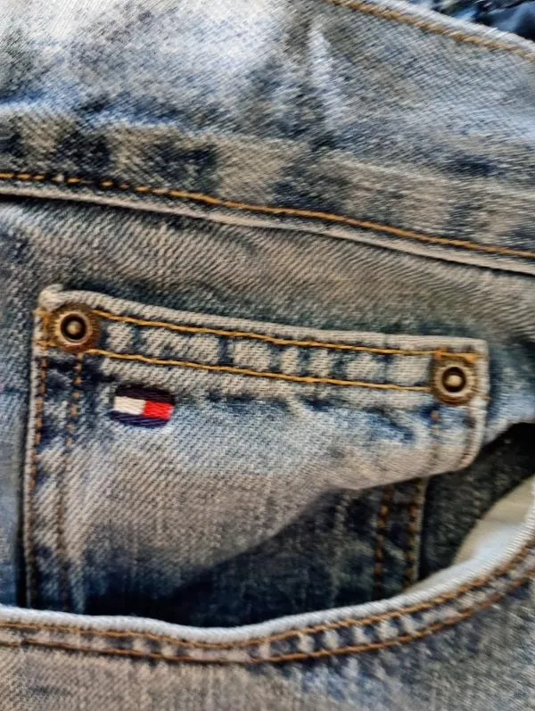 Blugi Tommy Hilfiger L | Bleu, Lungi, Straight (Drepți) fit, Monocrom, Clasici Simpli - Image 5