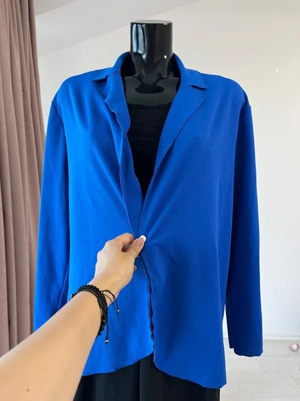 Sacou Unica S | Albastru, Normal, Regular   Standard fit, Poliester - Image 3