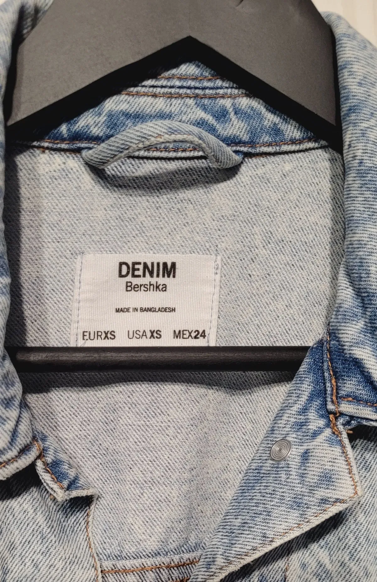 Geacă din denim Bershka XS | Bleu - Image 4