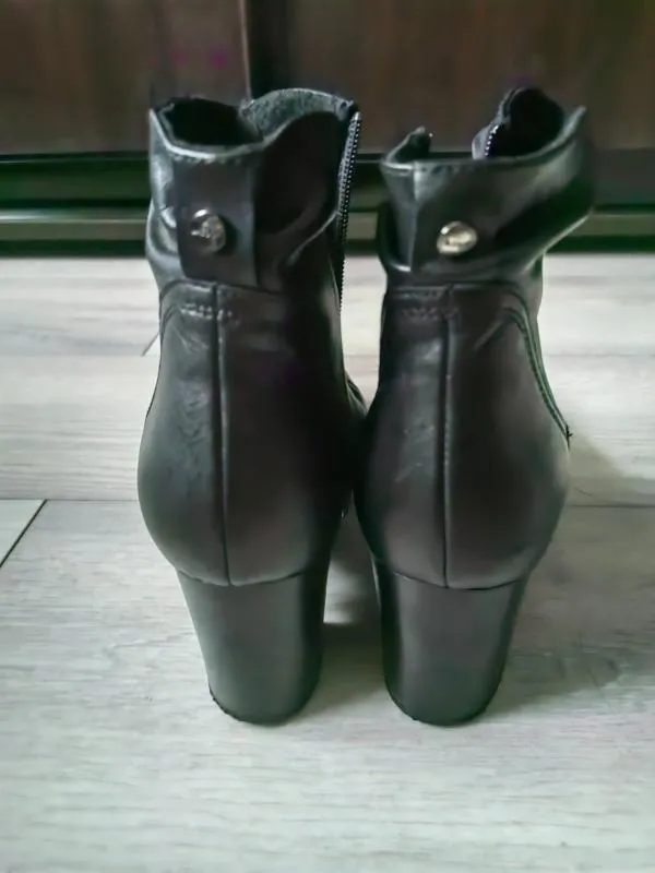 Botine mediu gros Lasocki EU 40 | Negru - Image 4