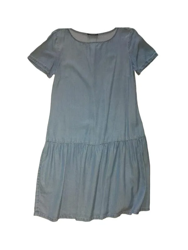 Rochie din denim Esmara M | Bleu, Mini, Mânecă scurtă, Monocrom