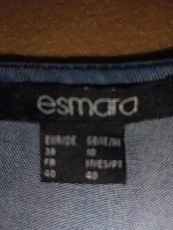 Rochie din denim Esmara M | Albastru, Midi, Fără mâneci - Image 3