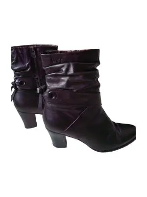 Botine mediu gros Caprice EU 40 | Maro