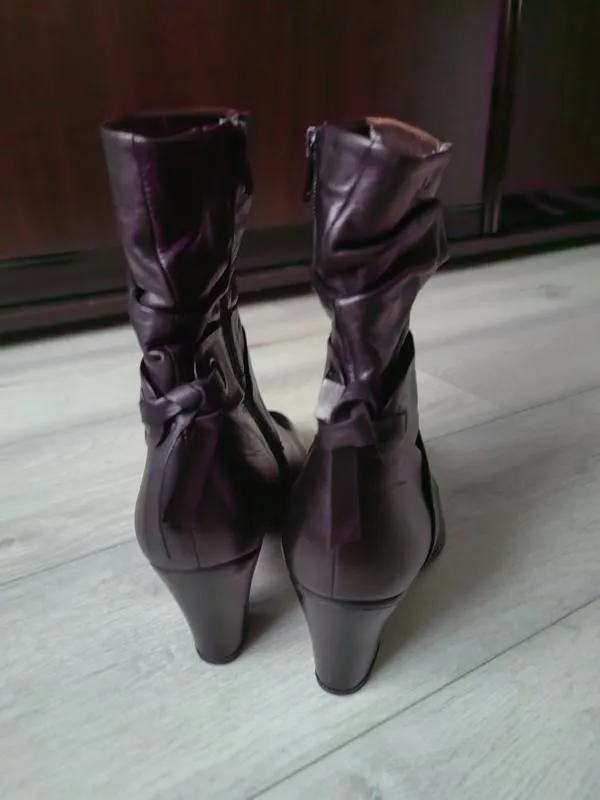 Botine mediu gros Caprice EU 40 | Maro - Image 3