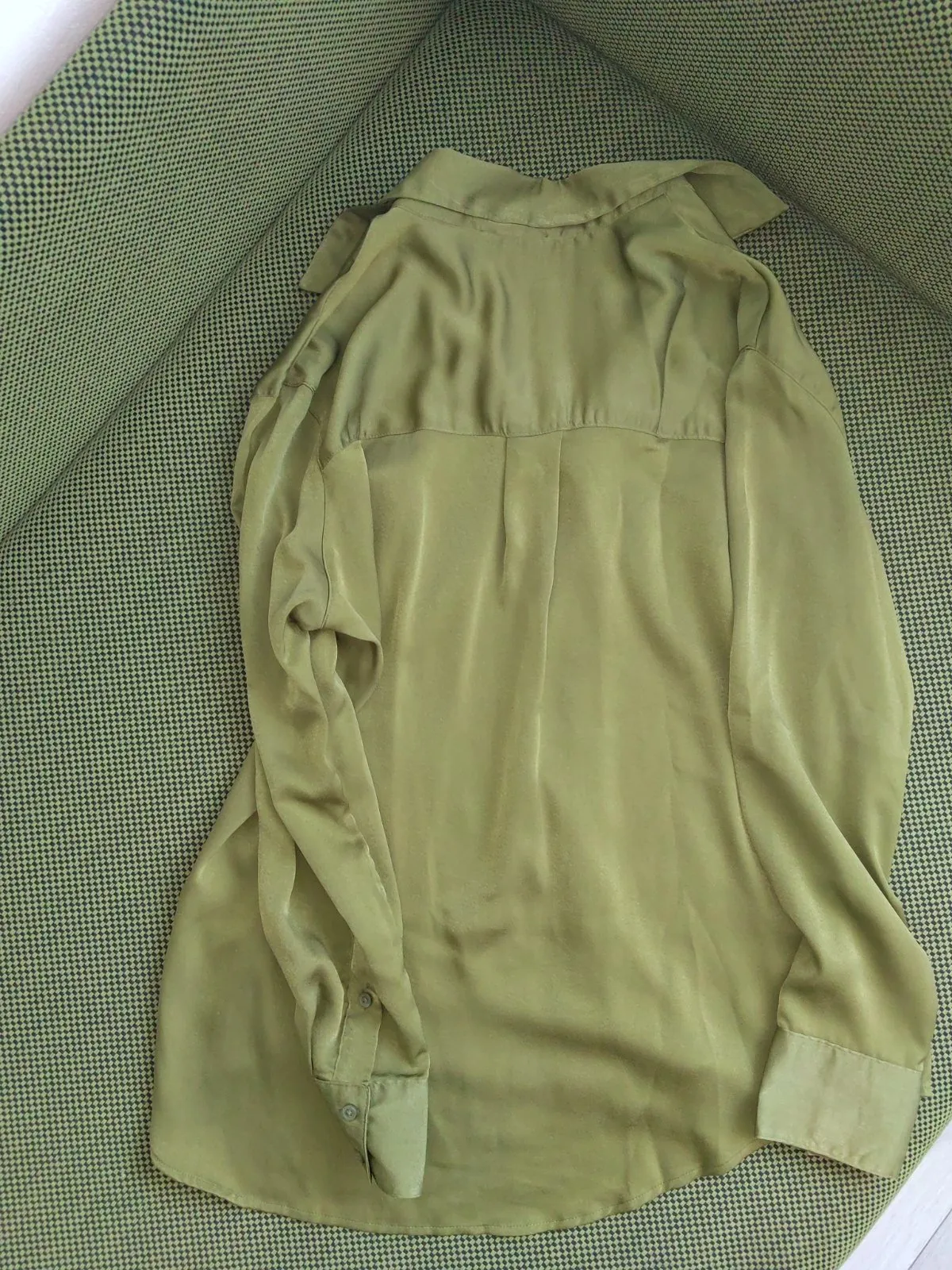 Cămașă Esmara M | Khaki, Normal, Mânecă lungă, Regular Standard fit, Monocrom, Elastan - Image 3