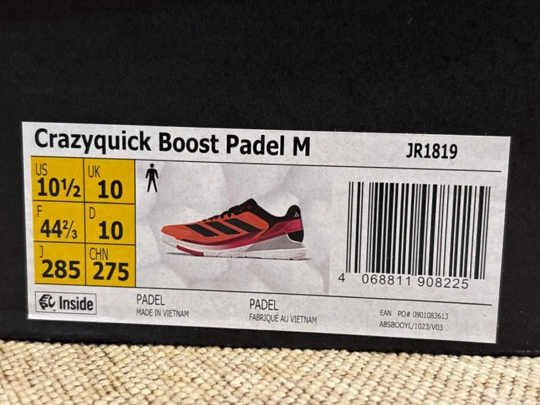 Pantofi de padel adidas EU 44 2/3 | Portocaliu - Image 9