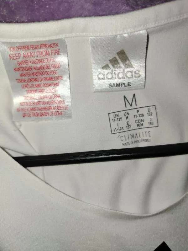 Top sport adidas M | Alb, Logo, Bumbac - Image 3