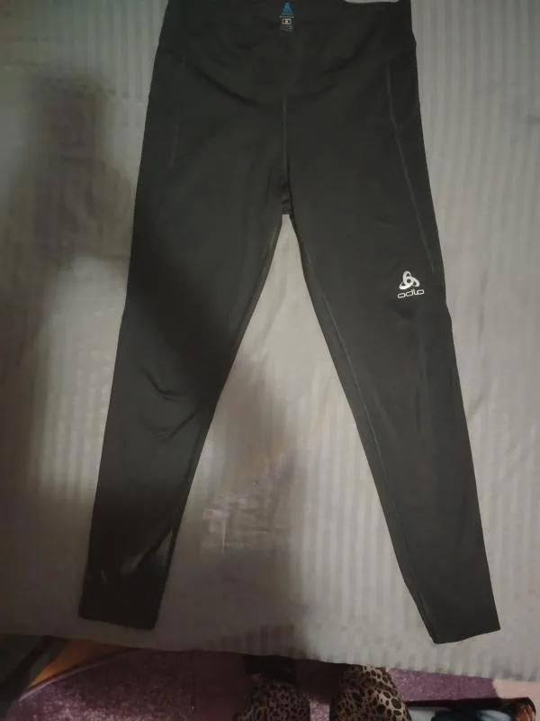 Colanți sport Odlo M | Negru, Lungi, Logo, Poliester - Image 5