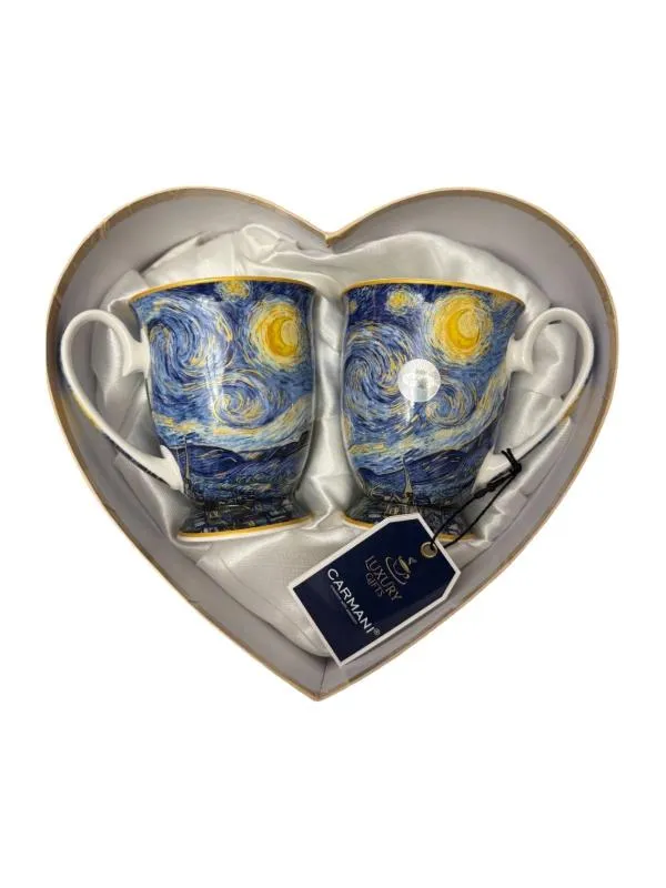 Set 2 căni porțelan Starry Night V. van Gogh